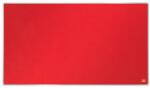 Nobo Textiltábla, széles képarány, 40 /89x50cm, alumínium keret, NOBO Impression Pro , piros (1915420) - kellekanyagonline