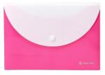Panta Plast Irattartó tasak, A5, PP, patentos, két zsebes, PANTA PLAST, neon pink (0410-0088-13)