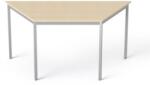 MAYAH Általános asztal fémlábbal, trapéz alakú, 75x150/75 cm, MAYAH Freedom SV-41 , juhar (SV-41/IBXA41J)