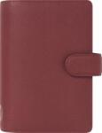 FILOFAX Kalendárium, gyűrűs, betétlapokkal, personal méret, FILOFAX Norfolk , bordó (FX-022671) - kellekanyagonline