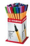 STABILO Tűfilc display, 0, 4 mm, STABILO Point 88 Mini , vegyes színek (88/60-1) - kellekanyagonline