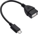 Akyga AK-AD-09 USB-A /microUSB-B adapter cable 0, 15m Black (AK-AD-09)