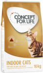 Concept for Life 10kg Concept for Life Indoor Cats száraz macskatáp 15% kedvezménnyel