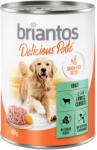 Briantos 24x400g Briantos Delicious Paté Bárány & sárgarépa nedves kutyatáp