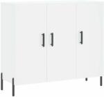 vidaXL fehér szerelt fa tálalószekrény 90 x 34 x 80 cm (828116) - pepita