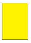 APLI Etichete colorate 210x297mm APLI A4 100 coli galbene