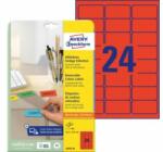 Avery-Zweckform Etichete detașabile Avery 63, 5x33, 9 mm, roșii