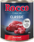Rocco Rocco Preț special! 24 x 800 g Classic Hrană umedă câini - Vită pură
