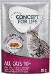 Concept for Life Concept for Life 50 lei reducere! 48 x 85 g pliculețe - All Cats 10+ în sos