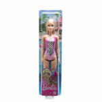 Mattel Papusa Barbie Blonda Cu Costum De Baie Roz (MTDWJ99_HDC50) - ejuniorul