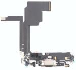  tel-szalk-19296933631 Apple iPhone 15 Pro töltőcsatlakozó port, flexibilis kábel / töltő csatlakozó flex Titán színű (tel-szalk-19296933631)