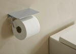Roca Hotels Round WC papír-tartó polccal, króm A817581C00 (A817581C00)