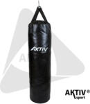AktivSport Boxzsák Aktivsport hevederes 100x30 cm fekete (0545) - aktivsport