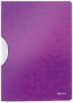 Leitz Dosar plastic, cu clema, A4, mov, LEITZ WOW ColorClip (LZ41850062)