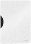 Leitz Dosar plastic, cu clema, A4, alb, LEITZ WOW ColorClip (LZ41850001)