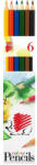 ICO Színes ceruza készlet, hatszögletű Süni Ico 6 klf. szín (7140147000) - bestoffice