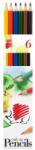 ICO Színes ceruza készlet, hatszögletű Süni Ico 6 klf. szín (7140147000) - irodaikellekek