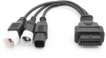 Yamaha 3pin 4pin Honda 8pin kábel -> OBD2 (AD000106)