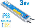 HYRiTE TLG-12E150C, LED tápegység, 150W / 12V, 18mm, IP68, paralel funkció