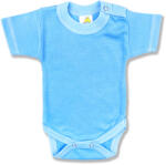 Baby´s Wear Baba body, rövid ujjú - Egyszínű kék Méret: 80 (9-12hó)