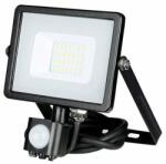 V-TAC Proiector led cu senzor de miscare, 20W, 4000K, IP65, 1600 lm, Negru (ELP-SKU-452)