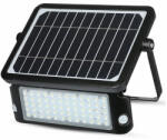 V-TAC Proiector led cu incarcare solara 10W, 4000K, 1100 lm, senzor crepuscular si de miscare (ELP-SKU-8550)