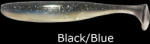 Basic Lures White Bait 4" / Black/Blue gumihal