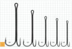 GURZA Double Hook X - Long Shank #3/0 BN