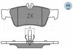 MEYLE set placute frana, frana disc MEYLE -PD: Advanced performance and design. 025 233 3516/PD (025 233 3516/PD)