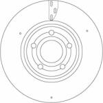 TRW Disc frana TRW SINGLE DF6717S (DF6717S)