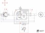 Febi Bilstein Bieleta de directie FEBI BILSTEIN 185477 (185477)