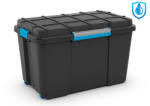 Keter Scuba Box XL kerekes láda fekete/kék 110L 44, 5x73, 5x46 cm (84320001521)