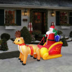 Family Collection Felfújható mikulás szán 230 cm (58067H)