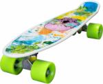 Action Penny board Action One, 22 ABEC-7 PU, Aluminium Truck, Pink Skull Skateboard