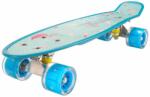 Action Penny board Action One, Cu roti luminoase, 22 cm, ABEC-7 PU, Aluminium Truck 90 kg, Flamingo Skateboard