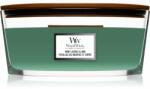 WoodWick Mint Leaves & Oak lumânare parfumată cu fitil din lemn (hearthwick) 453, 6 g