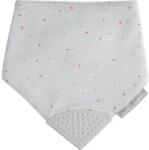 Canpol Babies Cloth Bib with Teether bavețică pentru dentiție Grey 1 buc Bavata