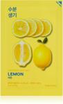 Holika Holika Pure Essence Lemon masca de celule cu efect balsamic si revigorant cu vitamina C 20 ml Masca de fata