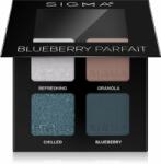  Sigma Beauty Quad szemhéjfesték paletta árnyalat Blueberry Parfait 4 g