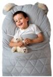 Kinder Hop Sac de dormit Dream Catcher, transformabil in salteluta, Light Grey, 120x60cm (sd4414) - babyneeds