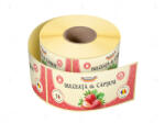 Label Print Etichete personalizate pentru borcane, Dulceata capsuni, 54x144 mm, 500 etichete rola (06905631023601)