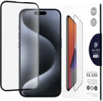 Dux Ducis Folie pentru iPhone 15 Pro - Dux Ducis Tempered Glass - Black (KF2314670) - vexio