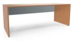 Masa birou Viva, 200 x 80 x 75 cm, model drept, fag/gri M1250007