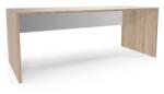  Masa birou Viva, 200 x 80 x 75 cm, model drept, stejar sonoma/alb M1250008