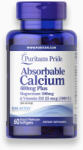 Puritan's Pride Absorbable Calcium Magnesium D3 60 softgels