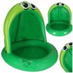 KIK Piscină gonflabilă pentru copii 101cm - Frog #green (KX4932)