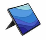 Logitech Combo Touch 12, 9" Apple iPad Billentyűzetes tok - Szürke (US) (920-010257) - pepita
