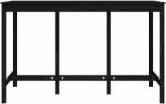 vidaXL Fekete tömör fenyőfa bárasztal 180 x 80 x 110 cm (822166) - pepita
