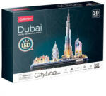 CubicFun CubicFun L523 3D puzzle LED világítással - Dubai (182 db) (L523)