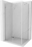 Mexen Lima Zuhanykabin Csukló ajtóval 80 x 70 cm, átlátszó üve (5903163388297)